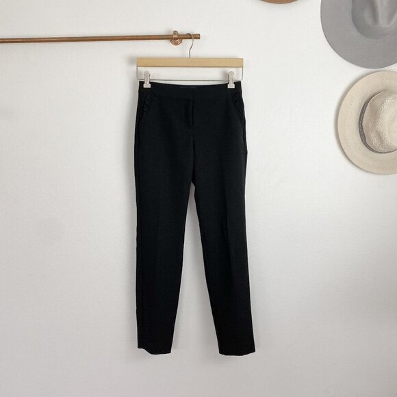 EXPRESS Columnist Ankle Mid Rise Stretch Pants 00R - Picture 1 of 3